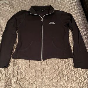 Bebe Sport zip up jacket with rhinestones
